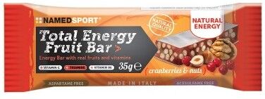 NAMEDSPORT Srl Named Sport - Total Energy Fruitbar Cranberry&Nuts 35g - Barretta Energetica Frutta, Cranberry e Noci