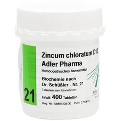 Biochemie Adler 21 Zincum chloratum D 12 400 St