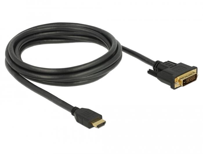 DeLOCK Kabel HDMI zu DVI 2m 85654