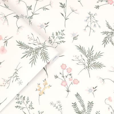 Vliestapete LAURA ASHLEY "Crosswell Coral Pink", rosa, B:0,52m L:10m, Vlies, Tapeten, 10mx52cm