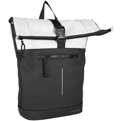 Backham - New York Rolltop Rucksack hellgrau
