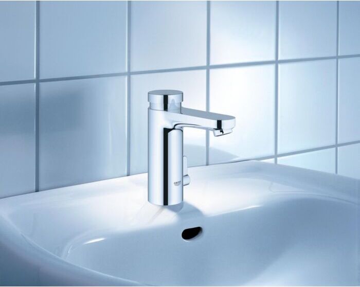 Grohe Waschtisch-Selbstschlussarmatur Eurosmart CS chrom, mit Mischung, 36317000