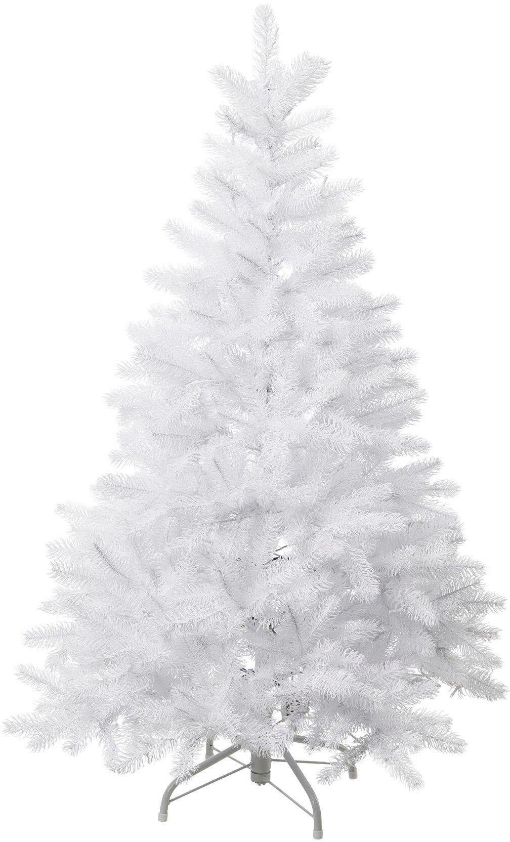 Künstlicher Weihnachtsbaum CREATIV DECO "Weihnachtsdeko, künstlicher Christbaum, Tannenbaum", weiß, H:120cm, Kunststoff, Weihnachtsbäume, Künstlicher Weihnachtsbaum