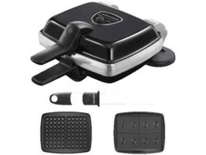 LAGRANGE Gaufrier Super 2 Plaques Gaufres & Gaufrettes Antiadhésif Noir 1000W 039224