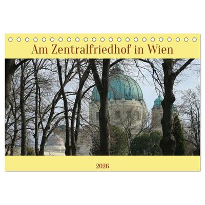Am Zentralfriedhof in Wien (Tischkalender 2026 DIN A5 quer), CALVENDO Monatskalender