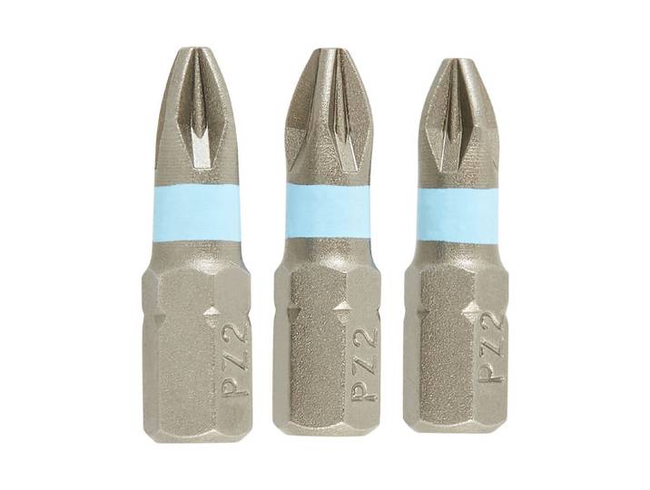 Wolfcraft Kreuzschlitz-Pozidriv 25 mm 3 Stück