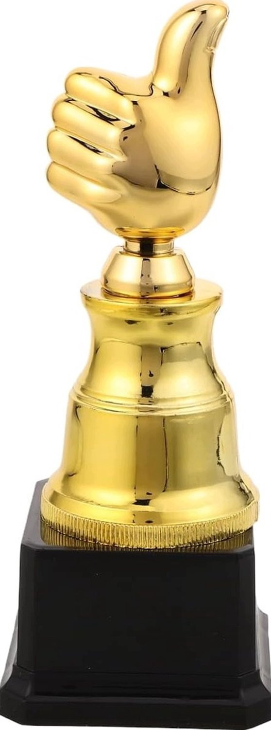 Plastic Duim Trofee: Kleurrijke Sport- en Schoolprijs voor Succes