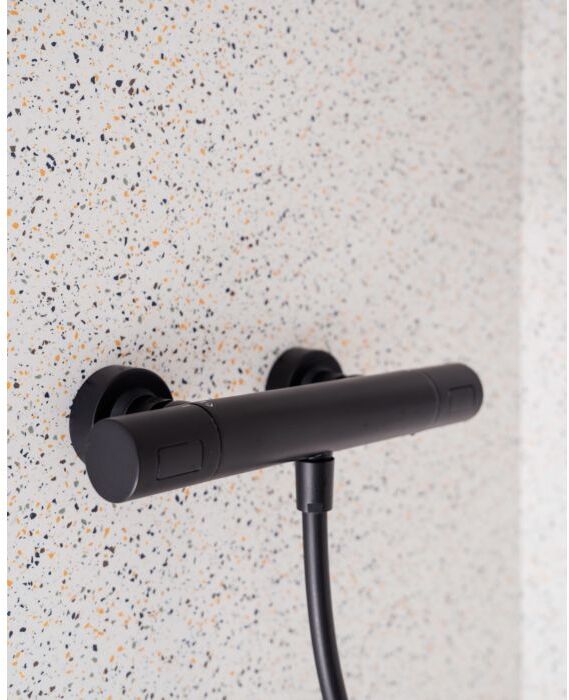 Herzbach Deep Black Brause-Thermostat 23.131100.1.12 schwarz matt