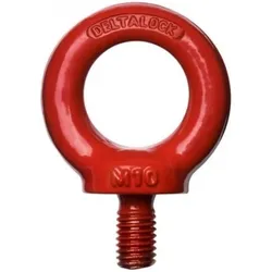 Dsit Ringschraube M8 4 stück, Serverschrank Zubehör, Rot