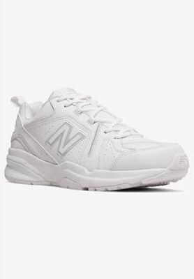 Men's New Balance 608V5 Sneakers by New Balance in White Leather (Size 10 EEEE)