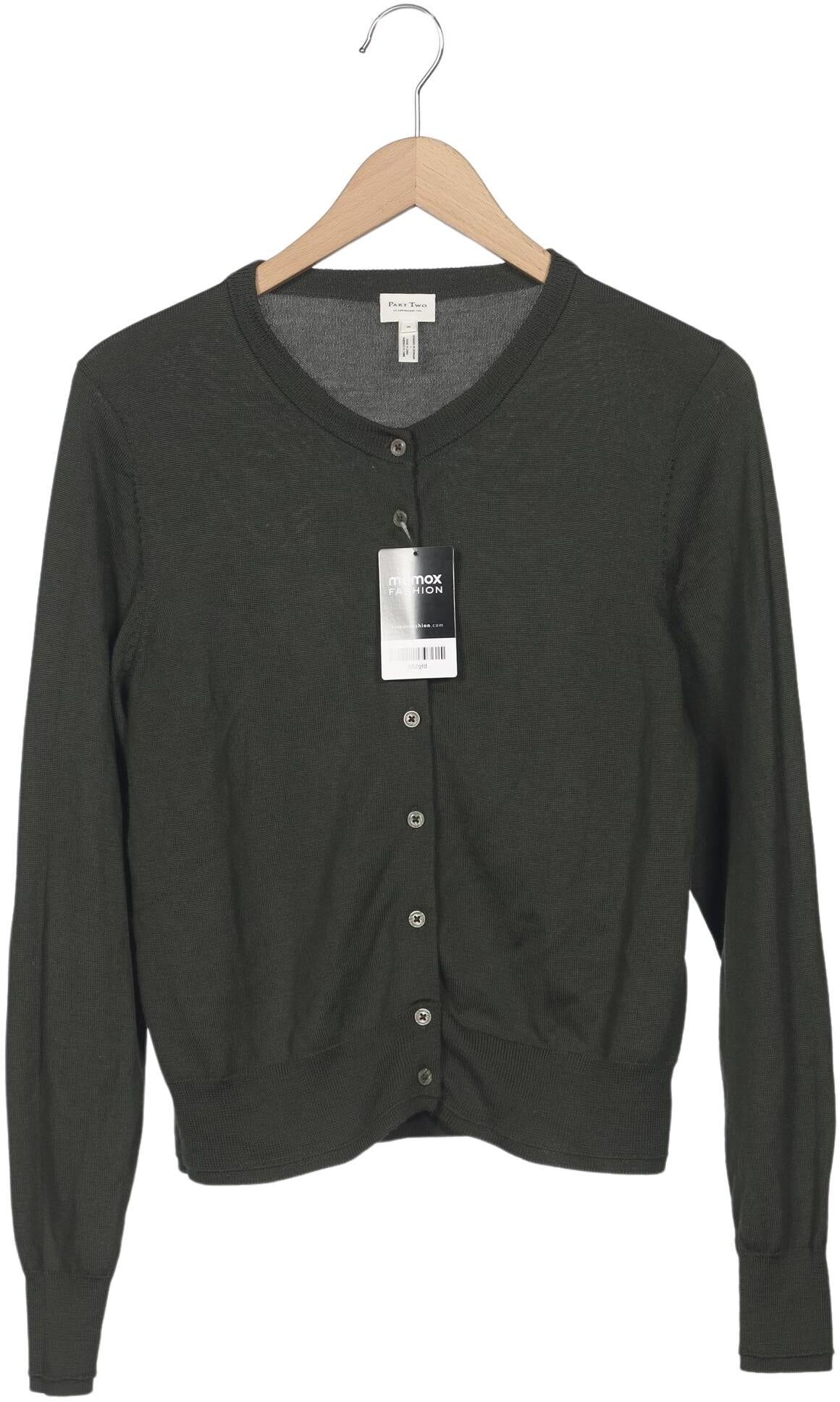 Part Two Damen Strickjacke, Grün, Gr. M, Wolle - Second Hand