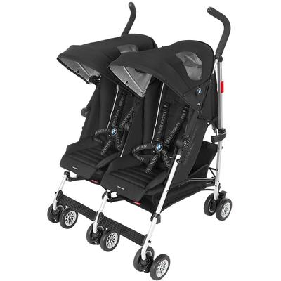 Maclaren Open Box BMW Twin Stroller - Black
