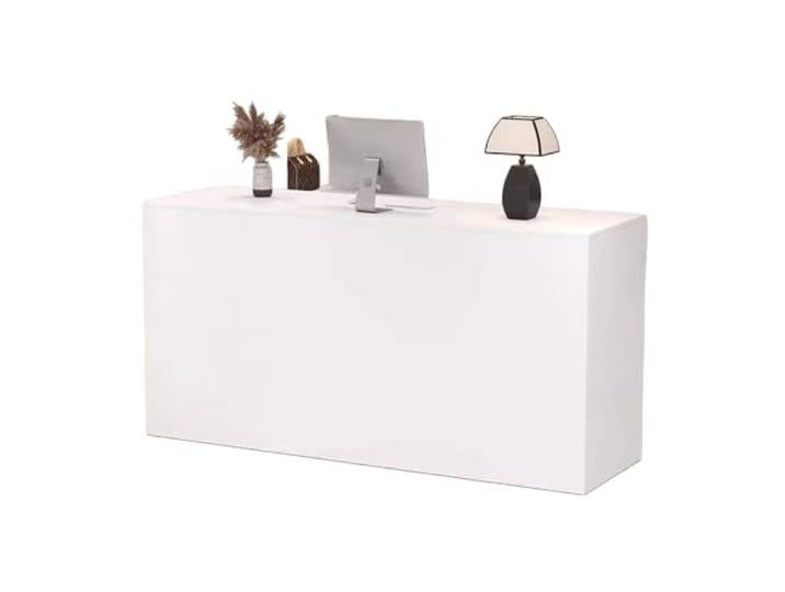 WENMEE Empfangstheke, for Wohnzimmer, Büro, Geschäft Großes Tablett, verstärktes technisches Tablett, Aufbewahrungsschrank, Schubladen(Yellow,100cm)