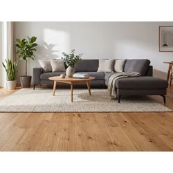 KAHRS Massivholzdielen, Eiche, 15x140x400-1800 mm, braun gespachtelt, WOCA endgeölt natur,