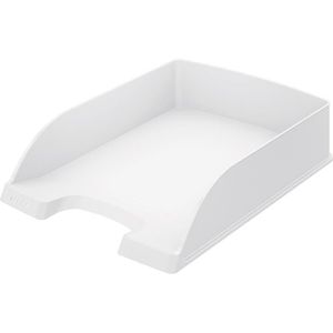 Leitz Briefablage 5227-00-01, Plus, A4, weiß, stapelbar, Kunststoff