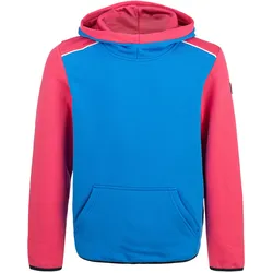 Sweatshirt ZIGZAG "FINK", Jungen, Gr. 140, blau, 98% Polyester, 2% Elasthan, mehrfarbig, normal, hoch geschlossener Ausschnitt, Sweatshirts Sweatshirt, aus schnelltrocknenden Funktionsmaterialien