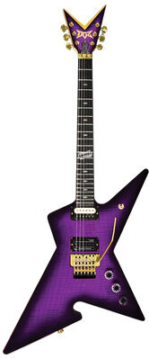 DGZ Dime Guitarz Culprit Standard Blacktooth Purple Burst Flame