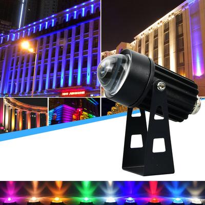 Combo Retail Shop Outdoor LED Wall Spotlight, Water Proof RGB Landscape Lighting, Red Green Blue Beam For Garden warm White