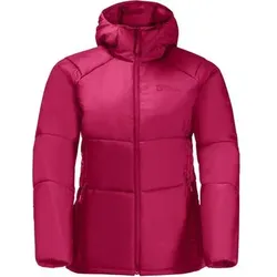JACK WOLFSKIN Damen Funktionsjacke BERGLAND INS HOODY W, Größe S in Rot Rot