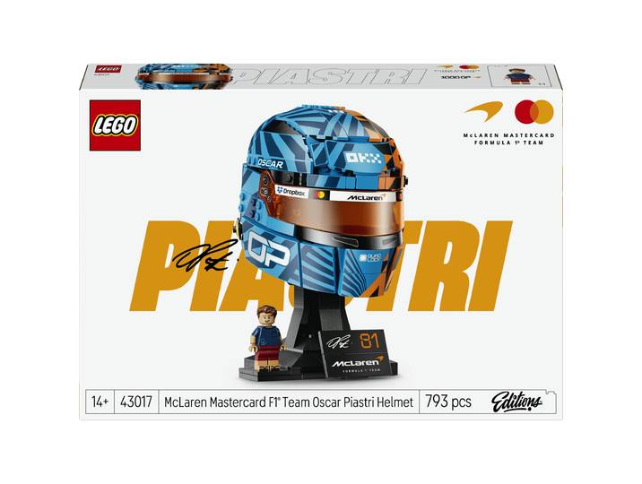 Lego McLaren Mastercard F1 Team Oscar Piastri Helmet (43017) Editions LEGO