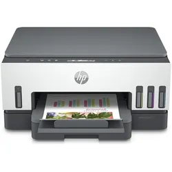 HP Smart Tank 720 Thermal Inkjet DPI pro Minute WLAN (Thermodirekt, Farbe), Drucker, Weiss, Grau