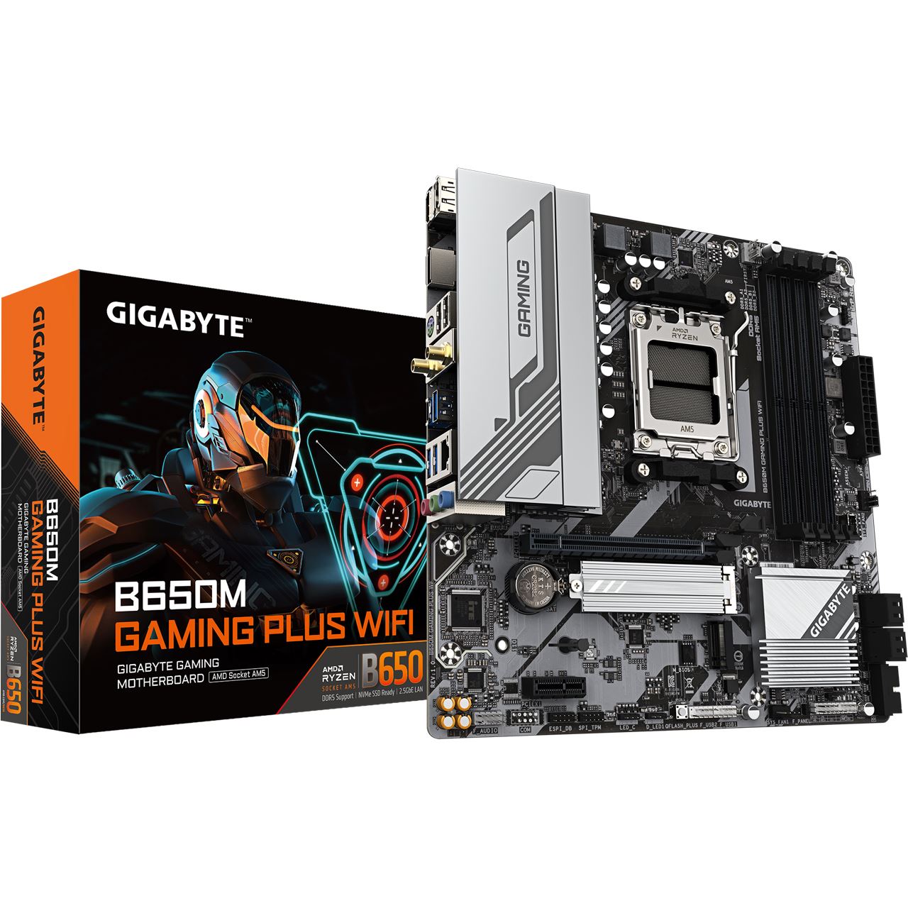 Gigabyte B650M Gaming Plus WIFI AMD B650 So.AM5 DDR5 mATX Retail