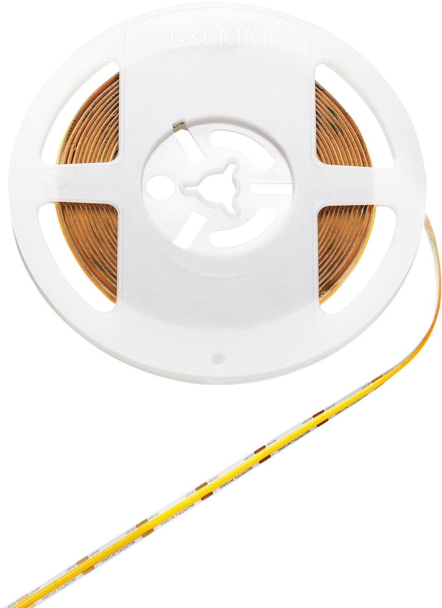 SOTECH Domus-Line COB LED-strip, neutraal wit (4000K), 12V / 10W, 5 m, dimbaar, CRI >90, IP20