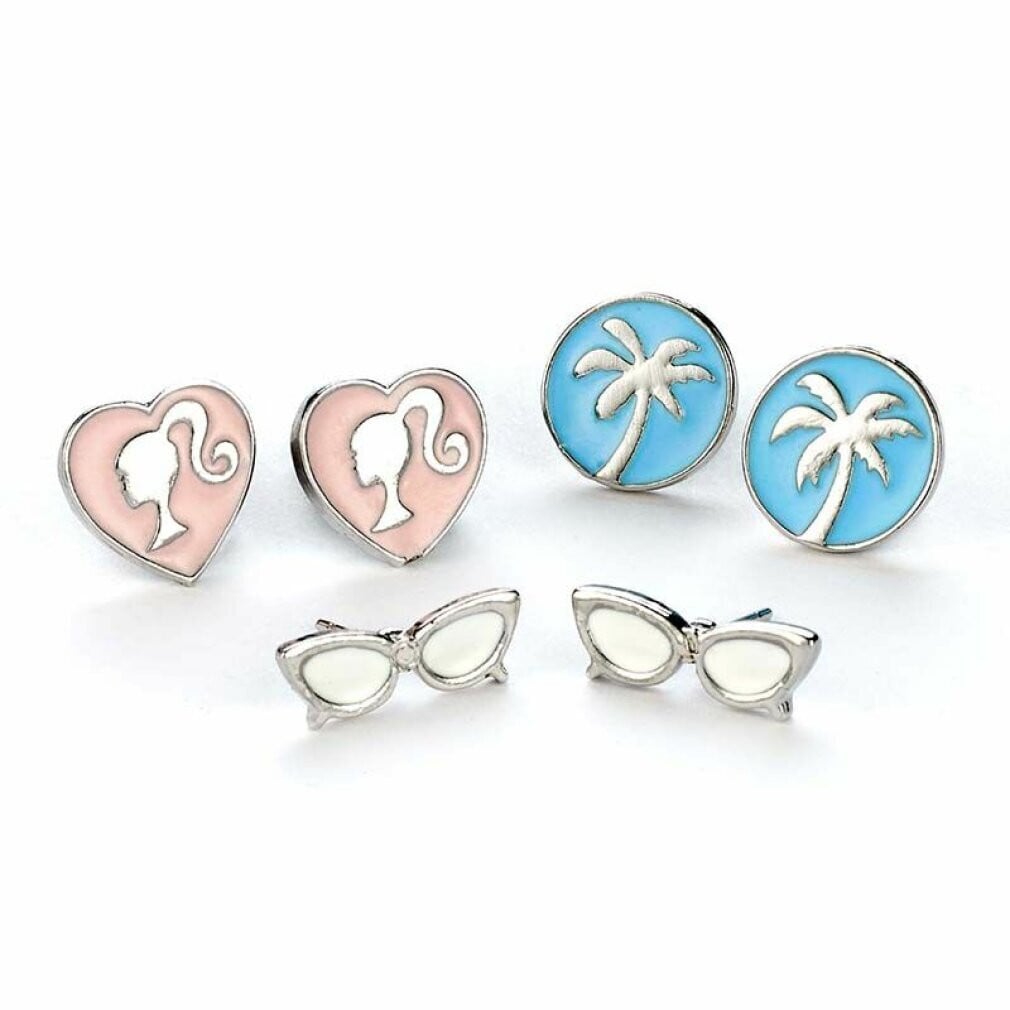 The Carat Shop Barbie set met drie klassieke oorbellen