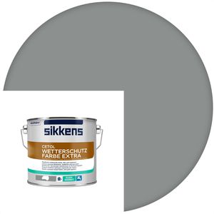 Sikkens Holzfarbe Cetol Wetterschutzfarbe, 2,5l, außen, wetterfest, RAL 7042 verkehrsgrau a