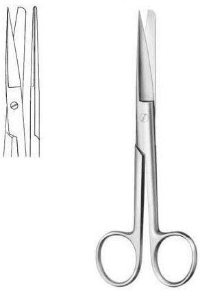 Tesoura de Cirurgia Kinefis, Reta, Ponta Aguda / Roma