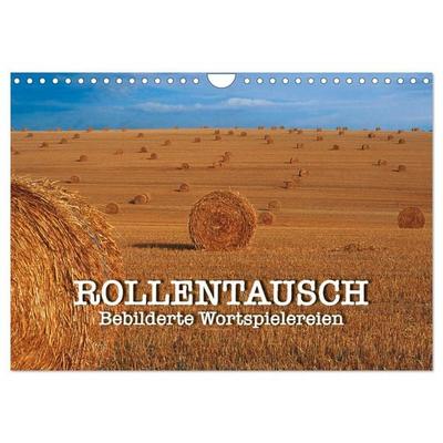 Rollentausch – Bebilderte Wortspielereien (Wandkalender 2026 DIN A4 quer), CALVENDO Monatskalender
