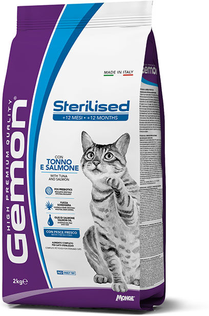 Monge & C. Gemon Sterilized Tonno/salm7kg