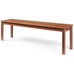 En.Casa, Sitzbank, Esszimmerbank aus Holz Trerunulu 160x35x45 cm Walnussoptik (160 cm)