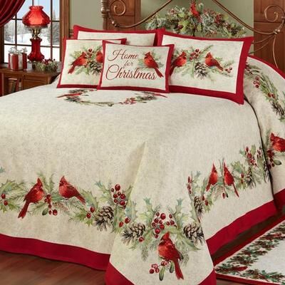 Touch of Class Winterhaven Grande Bedspread Set Platinum, Queen, Platinum