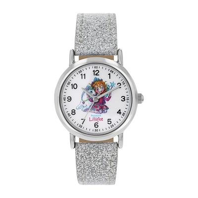 Quarzuhr PRINZESSIN LILLIFEE, silber (silberfarben), Armbanduhren, Kinder, Quarzuhr, Armbanduhr, Kinderuhr, Mädchen, analog