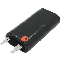 Notleuchtenakku NiMH 4,8V 3000mAh L2x2 Sub-C mit Faston-Anschluss passend für Zumtobel 04797089