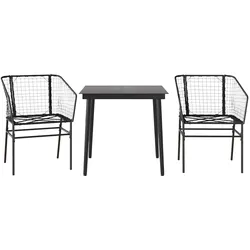 vidaXL, Gartentisch + Balkontisch, Yamenano (80 x 80 x 74 cm)