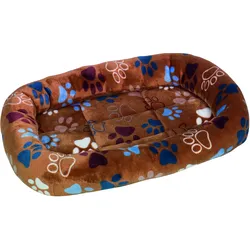 NOBBY Matte mit Rand oval Classic LISSI Matte mit Rand oval Classic LISSI braun 98 x 78 x 8 cm