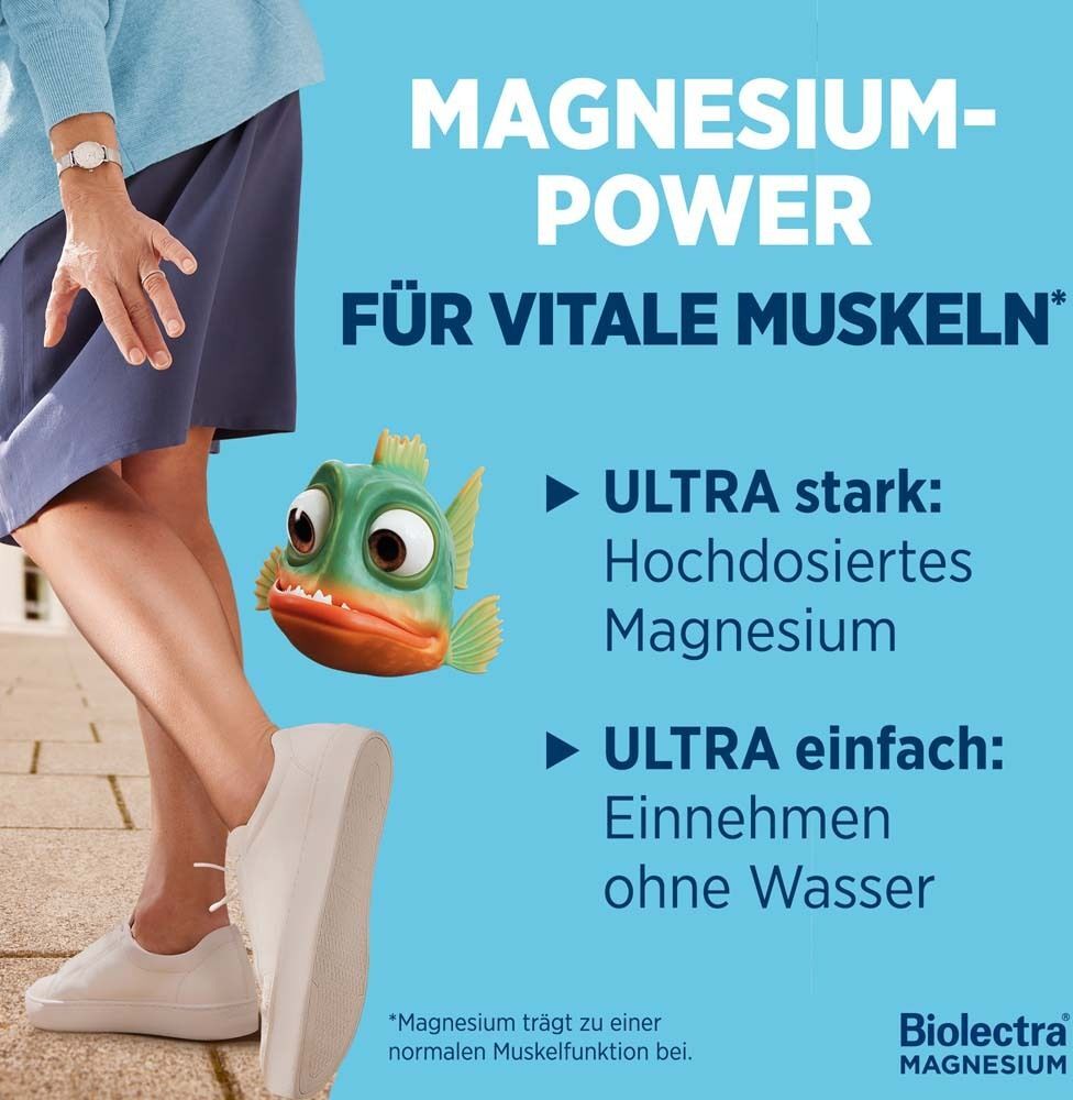 Biolectra Magnesium 400 mg ultra Direct Zitrone 60 St Pellets