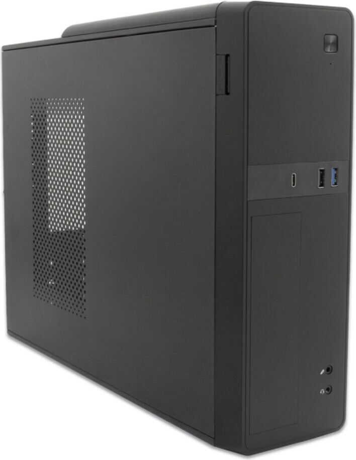 Desktop PC mit 4 Kernen, 16 GB Festplatte, 500 W Netzteil und Ethernet LAN