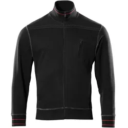 MASCOT Chania Sweatshirt mit Reißverschluss FRONTLINE Schwarz Schwarz 3XL - 50353-834-09-3XL - Schwarz