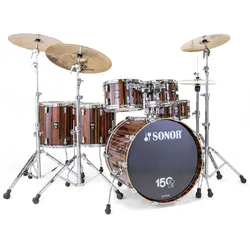 Sonor AQ2 150th Anniversary 22" Ebony Shellset Limited Edition - Schlagzeug