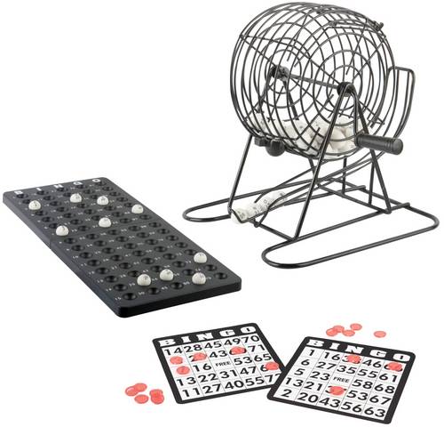 Vedes 61058834 Natural Games Bingo mit Metallkorb