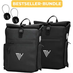 2x EVO Fahrradtaschen + 2x Schlösser - Bundle,EVO Bundles