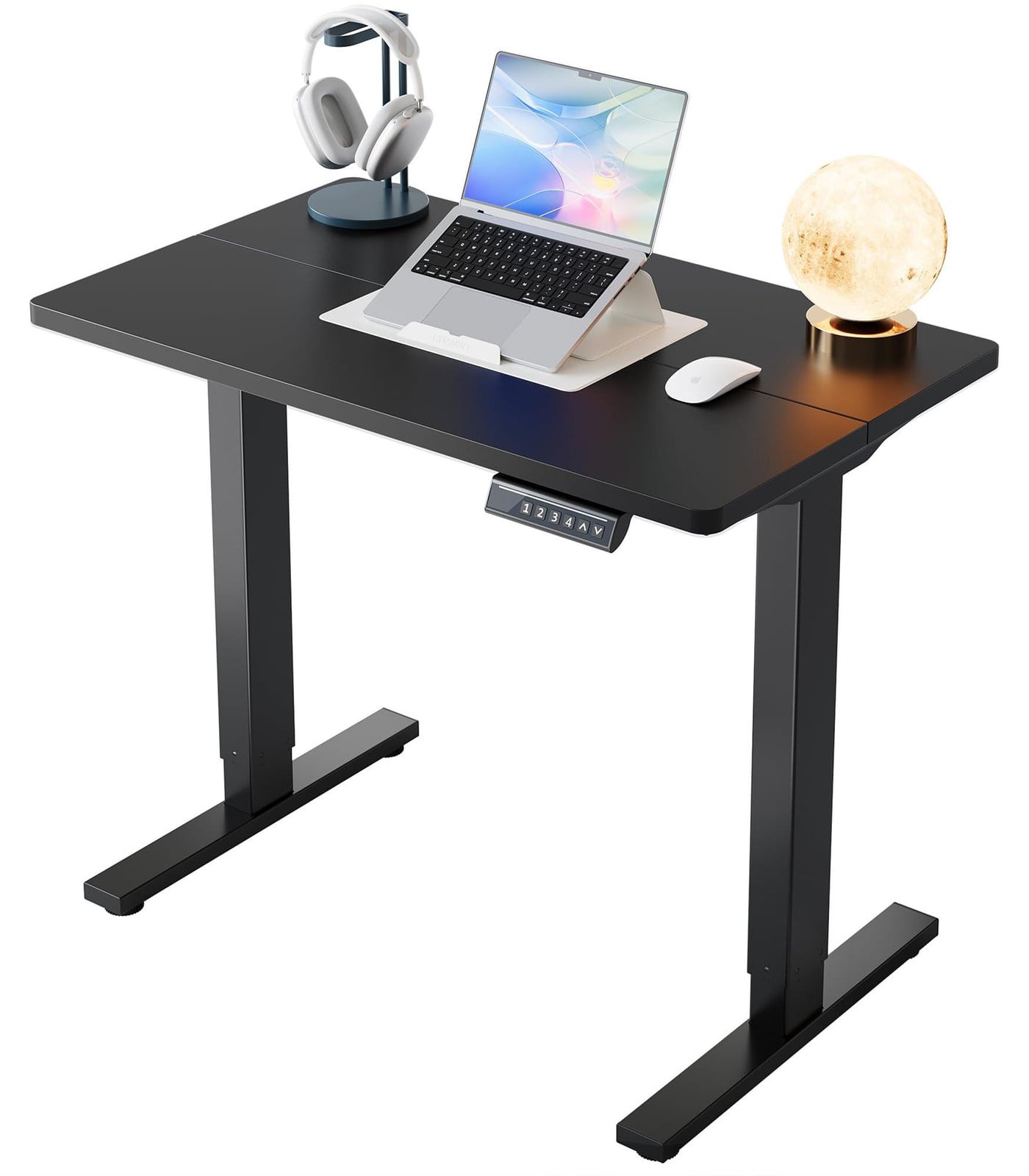 Selius Elektrisch Staand Bureau Verstelbaar - Breedte: 80 cm, Diepte: 48 cm, Hoogte: 118 cm