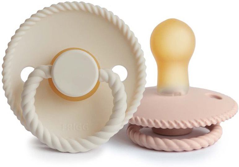 FRIGG Rope Size 1:0-6 months dummy Blush/Cream 2 pc