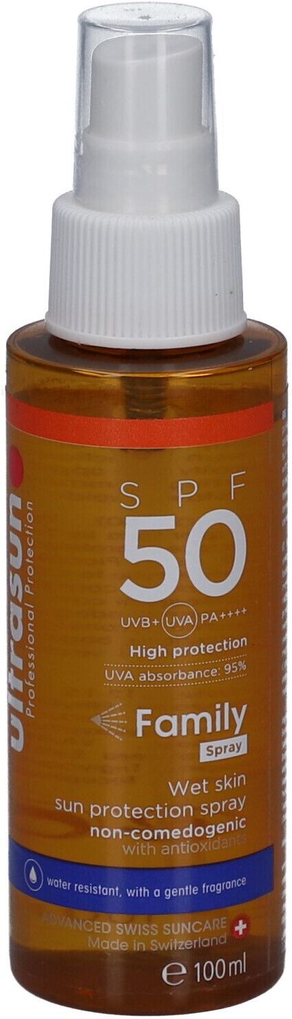 Ultrasun Family Wet Skin Spray SPF 50 100 ml Gel