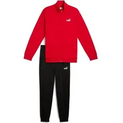 PUMA Herren Sportanzug ESS Poly Suit cl, Größe S in Rot Rot