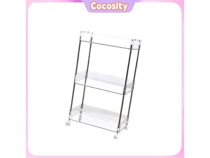 Cocosity Étagère de rangement pour dortoir (3 Couches 62x37x20.5cm)Étagère De Stockage De meuble bac 3 couches 62x37x20 5 cm