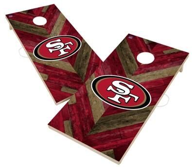 Skip's Garage San Francisco 49ers NFL Cornhole Board Set